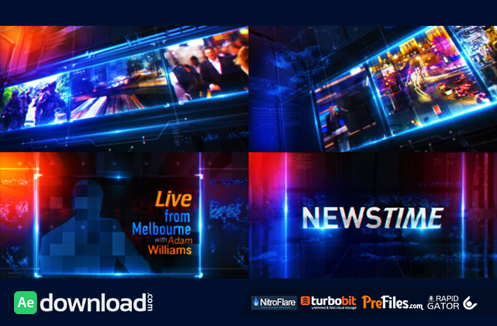 news package after effects template free download