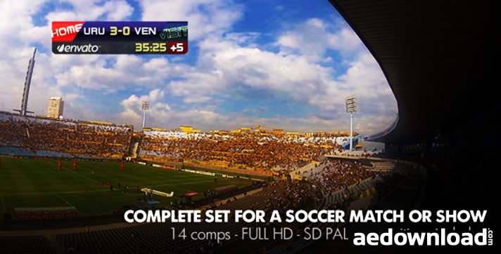 LIVE SOCCER BROADCAST - PROJECT FOR AFTER EFFECTS (VIDEOHIVE) - Free ...