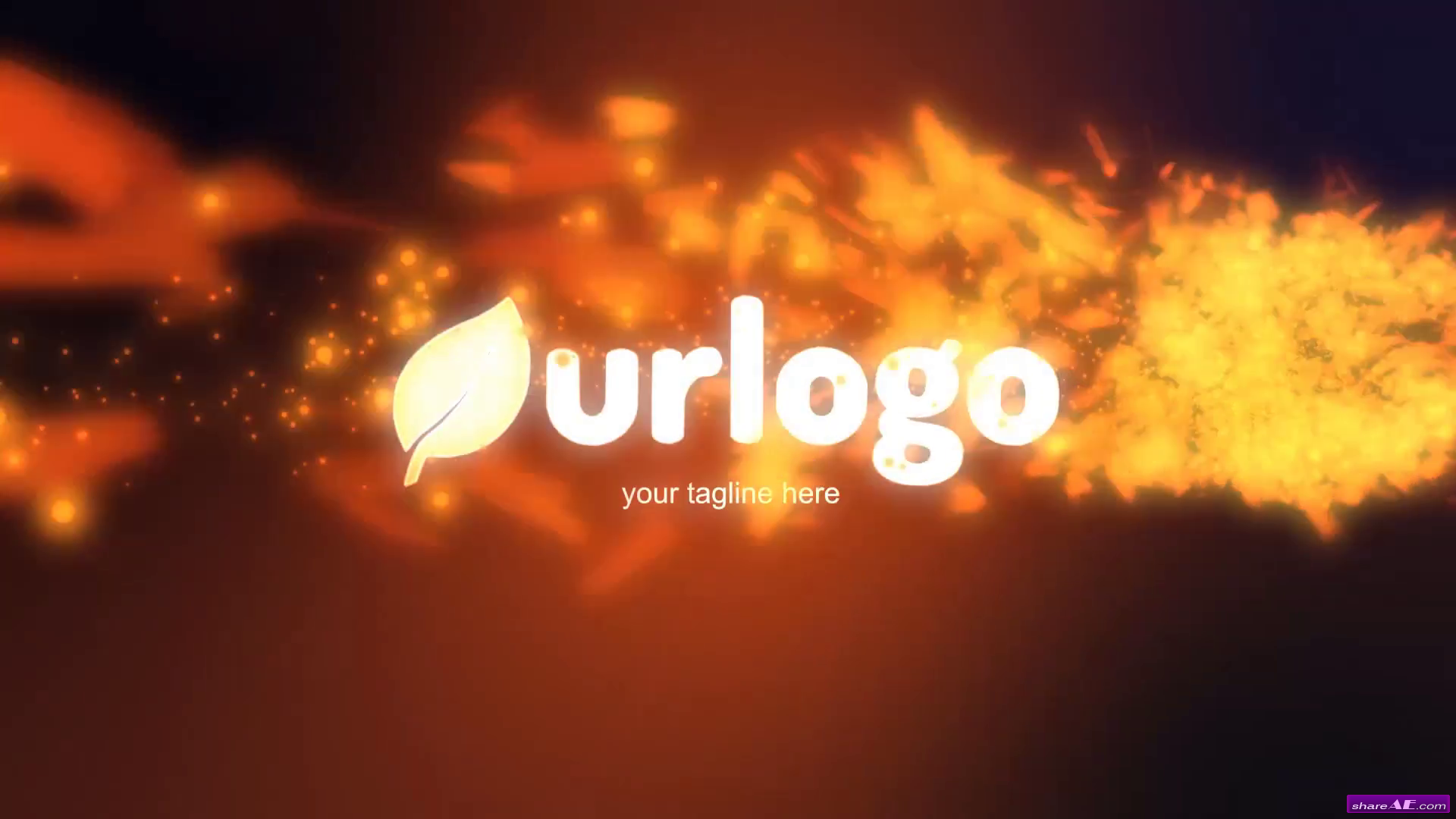  Fire Logo Reveal After Effects Template Free 