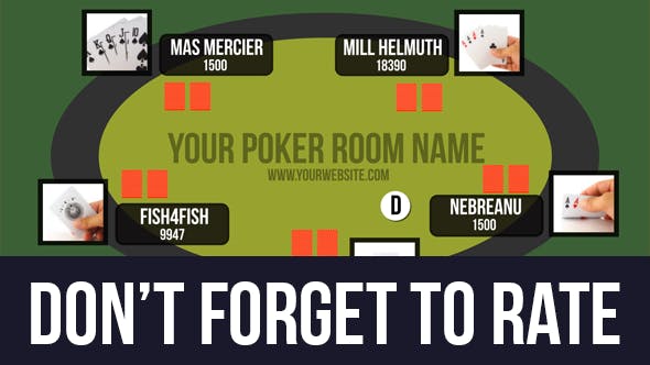 Videohive Online Poker Room Presentation Free After