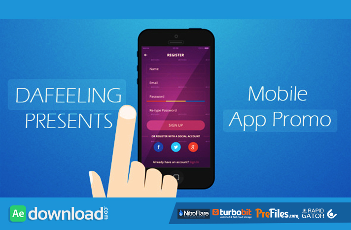 after effects mobile templates free download