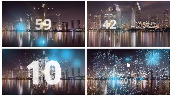 (FREE) VIDEOHIVE SILVER NEW YEAR COUNTDOWN 2018 - Free After Effects ...