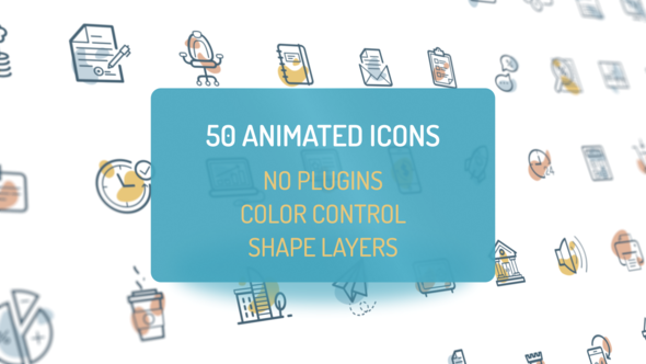 (FREE) VIDEOHIVE ANIMATED FLAT ICONS - Free After Effects Templates ...