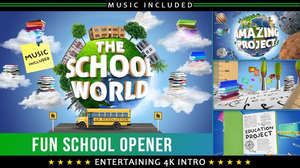 School Education Kids Intro