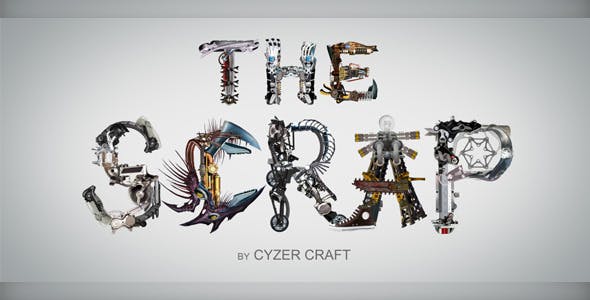 Robotic Alphabet - Steampunk Technology