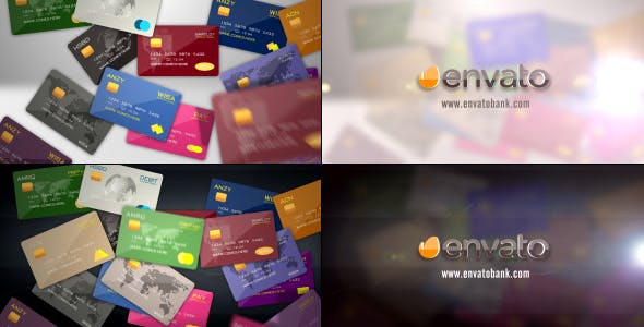 Credit Debit Prepaid Card Logo Reveal