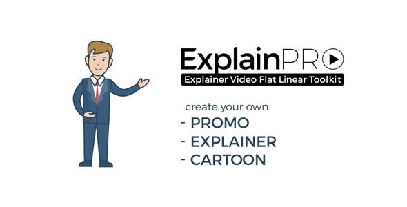 ExplainPRO. Explainer Video Flat Linear Toolkit.