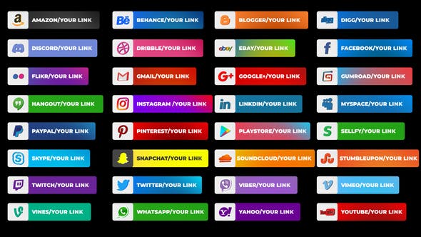 Social Media Lower Thirds