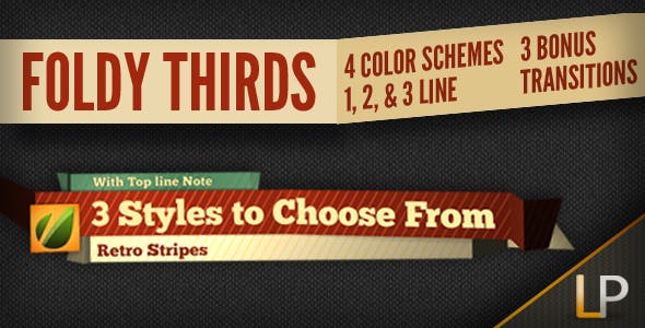 Foldy Lower Thirds