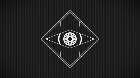 Minimal Abstract Eye Logo
