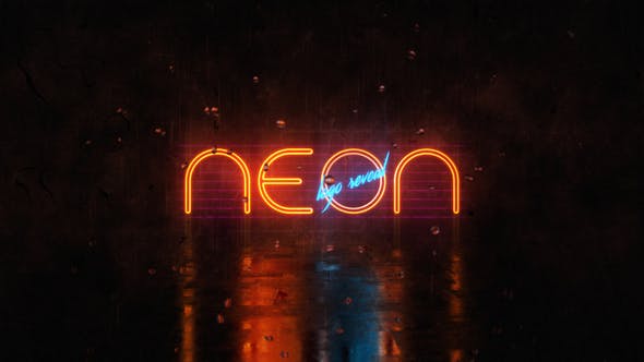 Neon Logo Reveal