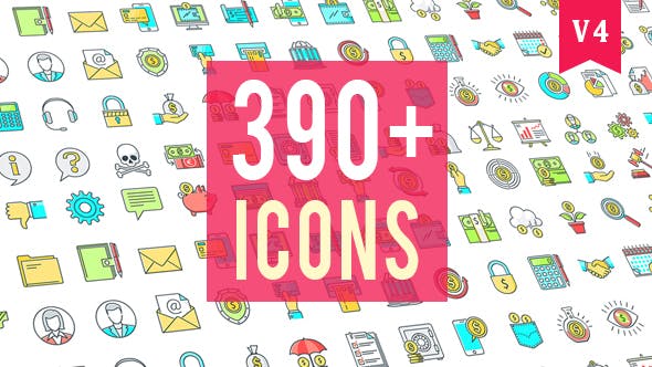 Icons Pack 390 Animated Icons