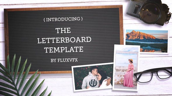 Letter Board Flat Lay Kit