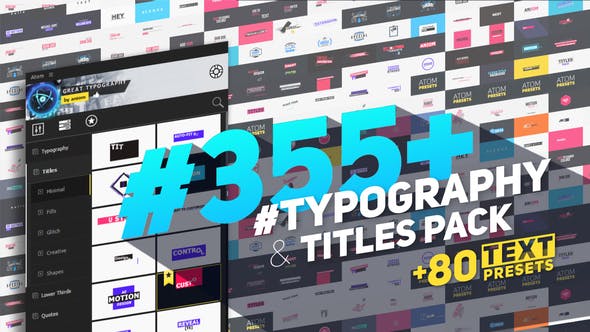 Big Pack of Typography | Atom