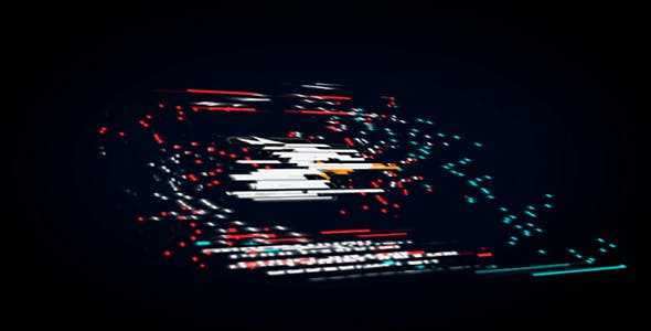 Logo Neon Glitch