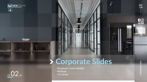 Corporate Slides Social Media