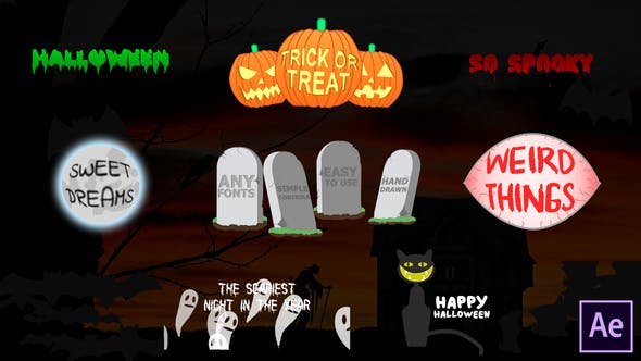 Halloween Titles | After Effects