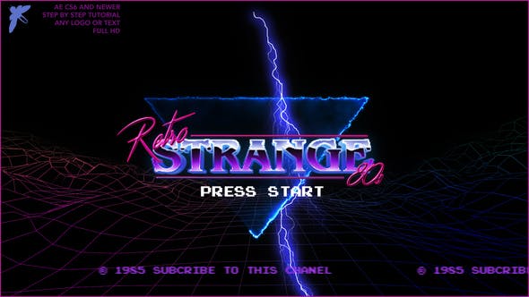 80s Retro Logo