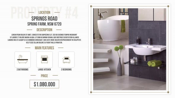 Minimal Real Estate Slides