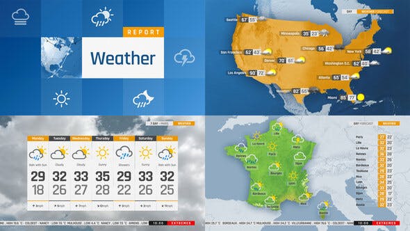 download free adobe after effects weather template editable