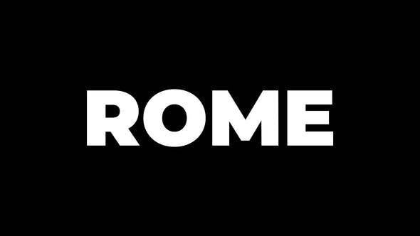 (FREE) ROME Titles - Free After Effects Templates (Official Site ...