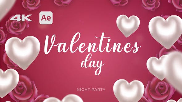 valentines day after effects template free download