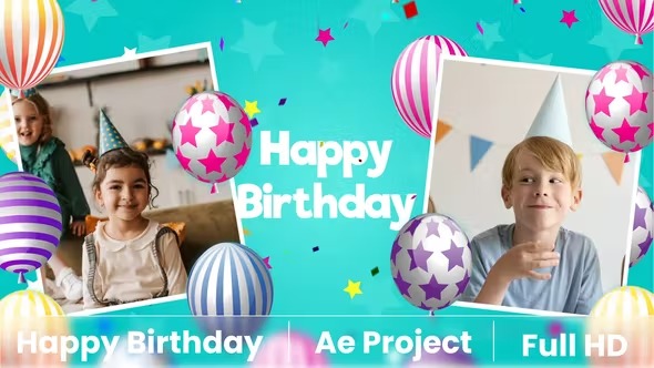 happy birthday videohive free download after effects template