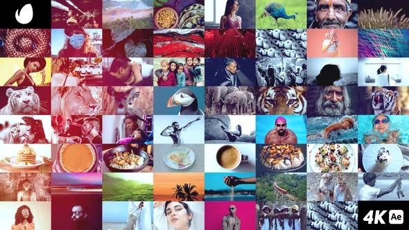 mosaic photo reveal videohive free download after effects templates