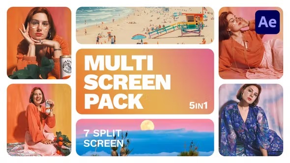 split screen template after effects free download