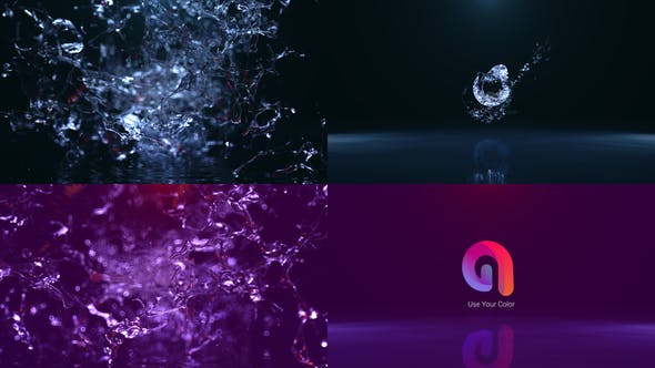 water logo after effects free download