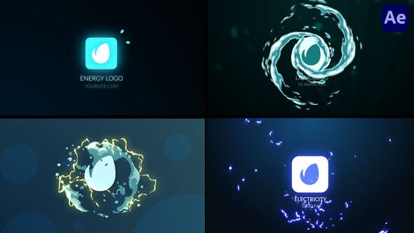 FREE) VIDEOHIVE MINIMAL ENERGY 2D FX LOGO REVEAL [AFTER EFFECTS] - Free After  Effects Templates (Official Site) - Videohive projects