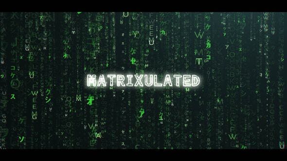 matrix after effects template free download