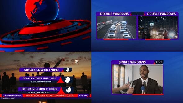 after effects template broadcast news package news intro free download