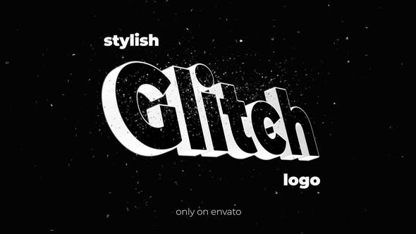 Glitch Font Text Effect and Logo Design Font