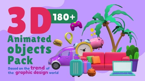 3d objects download for after effects