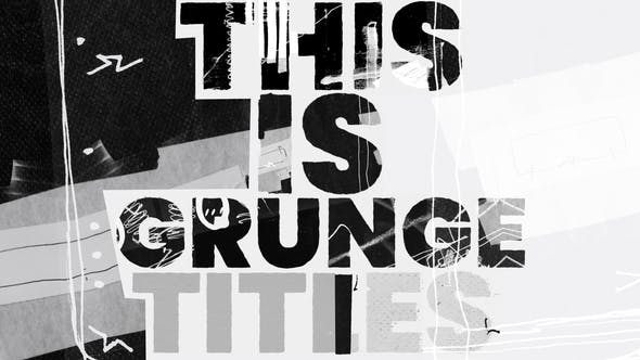 film grunge after effects template free download