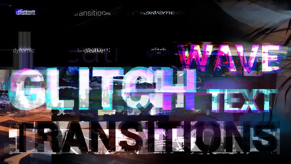 glitch text after effects template free download