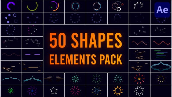 Shape and Motion Animated Elements Pack