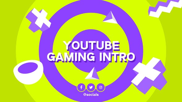 FREE) VIDEOHIVE  GAMING CHANNEL OPENER - Free After Effects