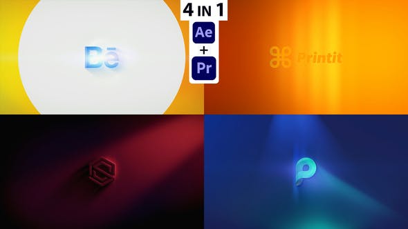 (FREE) VIDEOHIVE SIMPLE COLORFUL LOGO REVEAL (AE + PRE)   Free After