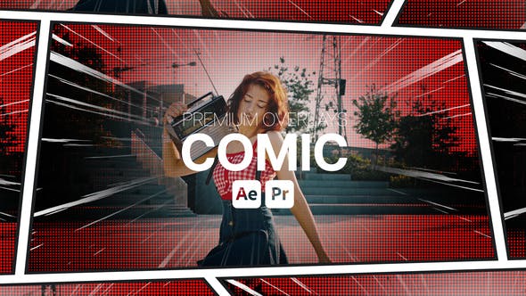 (FREE) VIDEOHIVE PREMIUM OVERLAYS COMIC - Free After Effects Templates ...