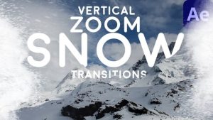 Vertical Zoom Snow Transitions