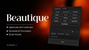 Animated Typeface – Beautique Display
