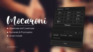 Animated Typeface – Mocaroni