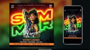 Night Club Flyer Stories v16