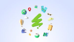 Travel 3D Logo