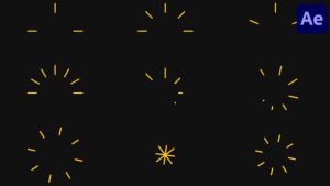 Animated Bursts And Highlight Lines Pack for After Effects