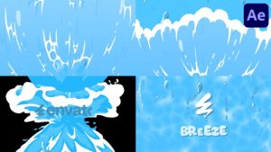 Sea Breeze Logo Opener for After Effects