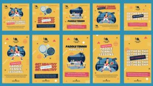 Paddle Tennis Lessons Feed and Stories Instagram
