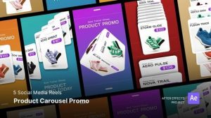 Reels – Product Carousel Promo After Effects Template